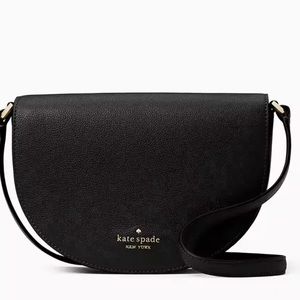 Kate Spade Black Half-Moon Crossbody Bag